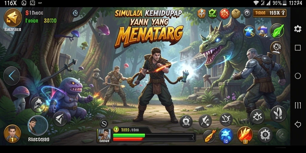 Tampilan gameplay 116X yang sangat menarik dan interaktif.