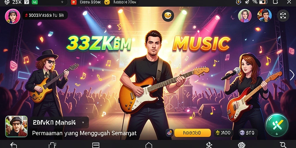 Screenshot utama 33ZK menampilkan gameplay yang seru dan interaktif.