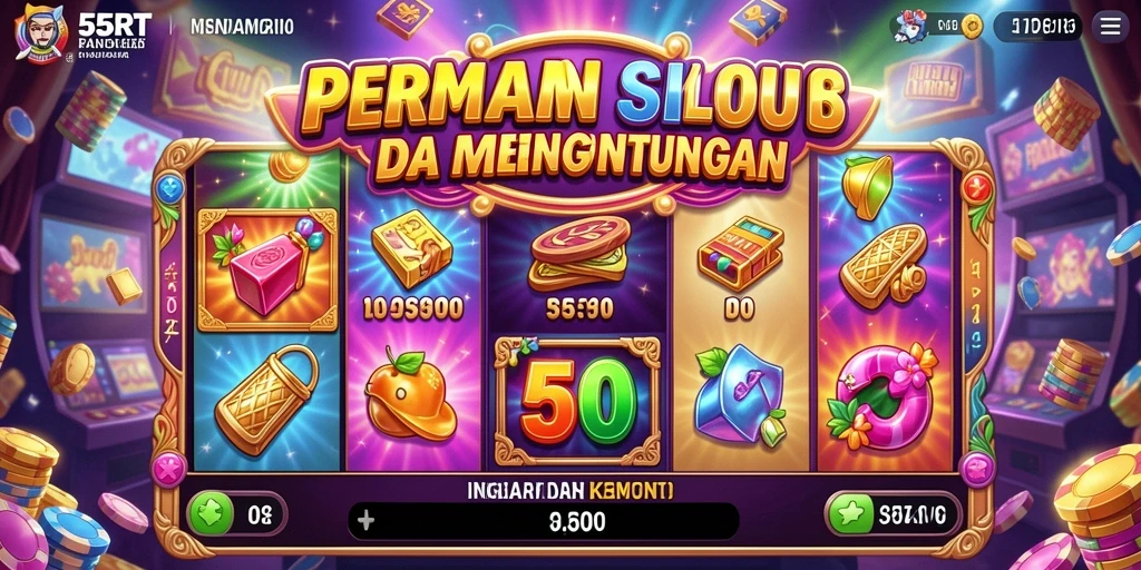 Tampilan gameplay menarik dari permainan Slot 55RT.