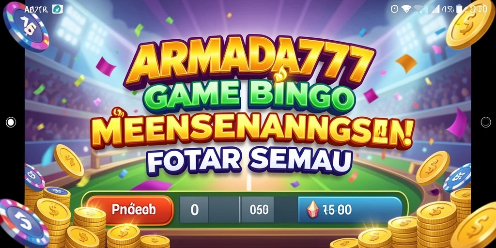 Tampilan seru gameplay Bingo di ARMADA777.