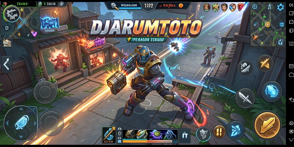 Tampilan gameplay seru dari DJARUMTOTO yang penuh aksi.