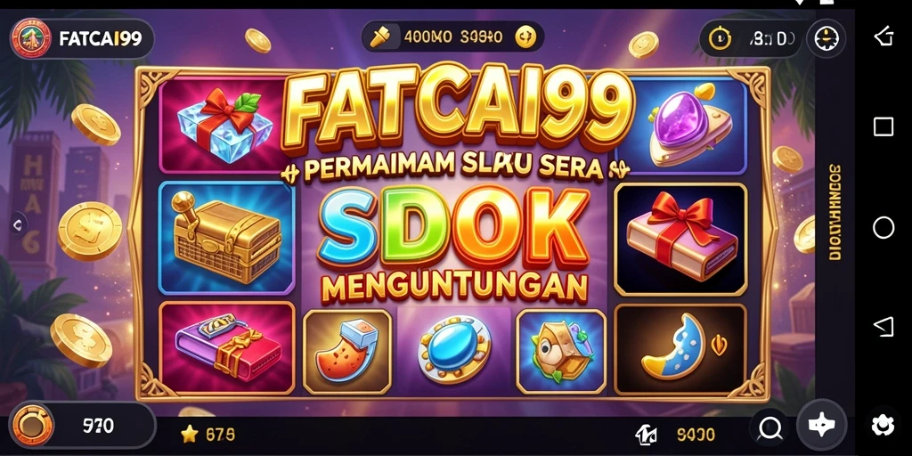 Tampilan gameplay yang menarik dari FATCAI99 dengan berbagai slot.