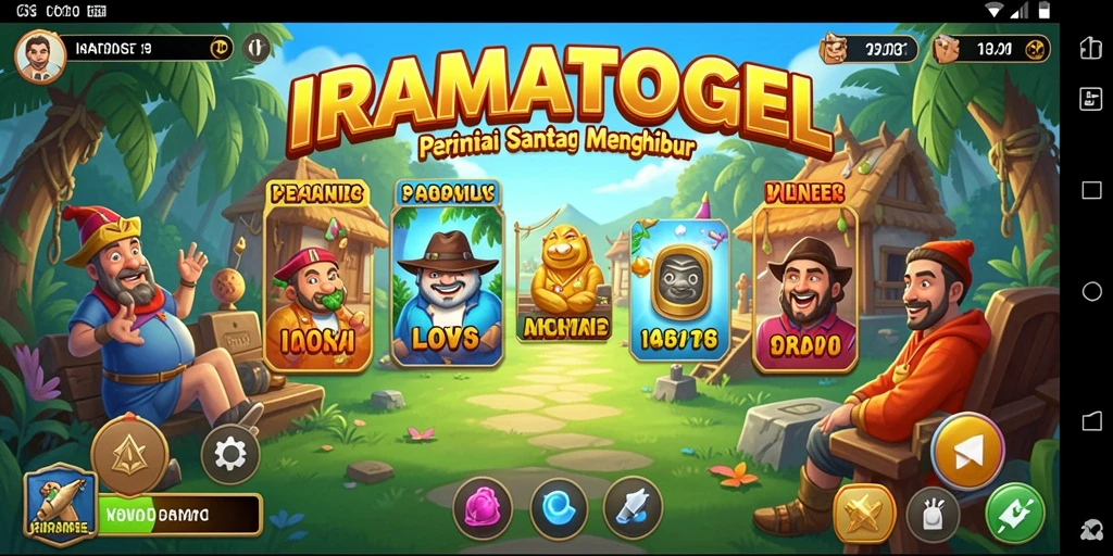 Screenshot gameplay IRAMATOGEL yang seru dan menghibur.