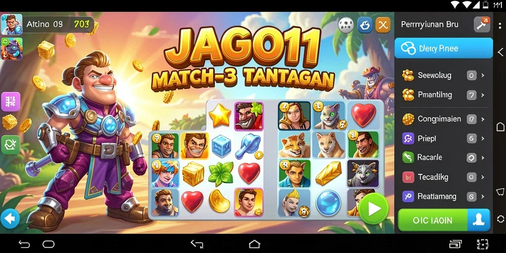 Tampilan menarik dari gameplay JAGO11 yang menarik perhatian.