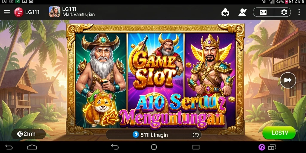 Tampilan menarik dari gameplay LG111 yang mengasyikkan.