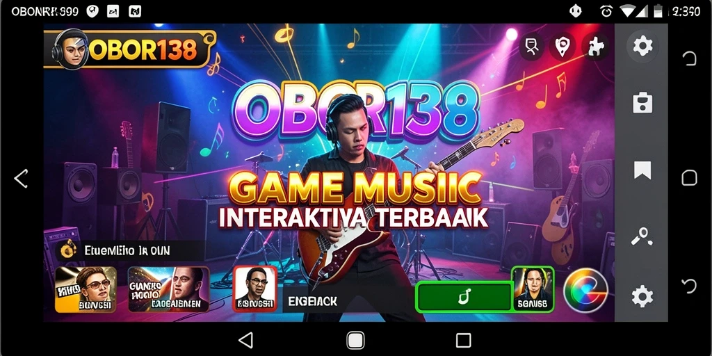 Tampilan gameplay OBOR138 yang penuh warna dan interaktif.