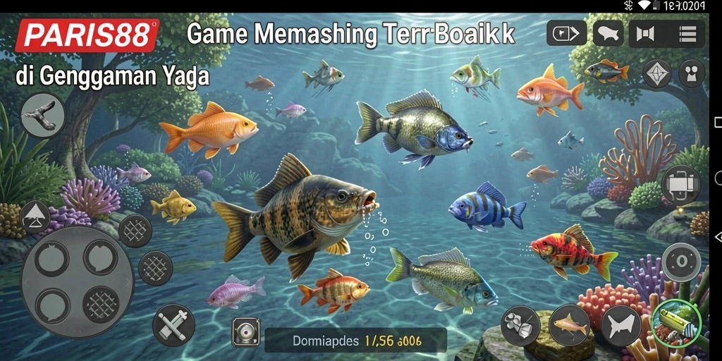 Tangkapan besar dan grafik menakjubkan dari gameplay PARIS88.