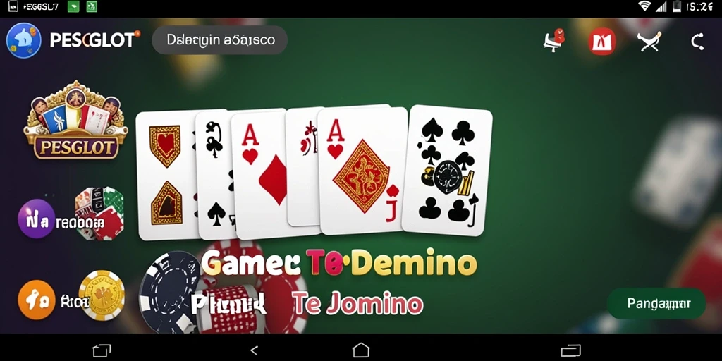 Gameplay seru di PESGSLOT dengan teman-teman dalam permainan Domino.