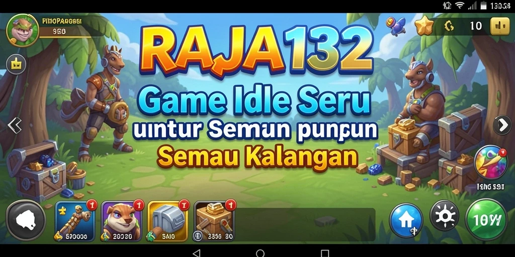 Tampilan gameplay RAJA132 yang menghibur dan santai.