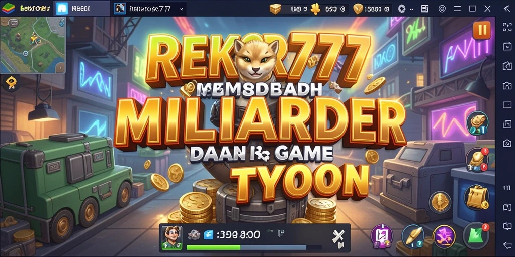 Tampilan gameplay seru dalam REKOR777 dengan strategi Tycoon.
