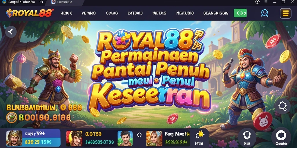 Tangkapan layar gameplay menarik dari ROYAL88