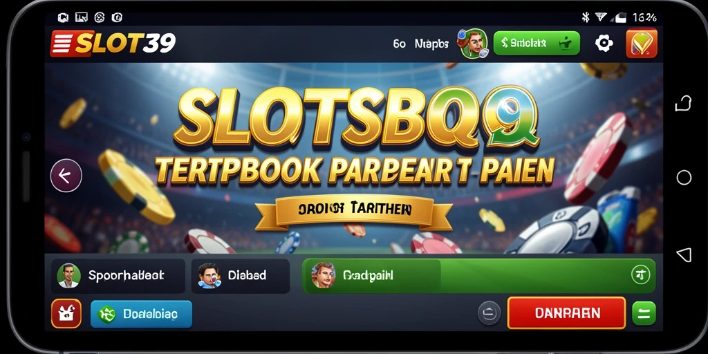 Gambaran visual dari gameplay menarik dalam aplikasi sportsbook SLOT39.