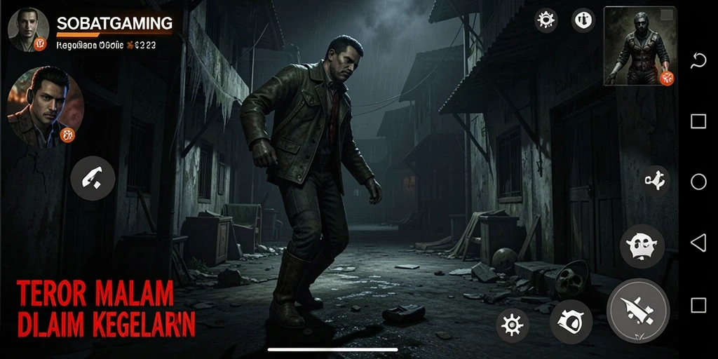 Gameplay menegangkan di dalam dunia kegelapan.