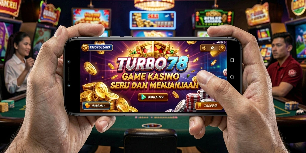 Screenshot utama TURBO78 menampilkan gameplay seru dengan grafik yang memukau.