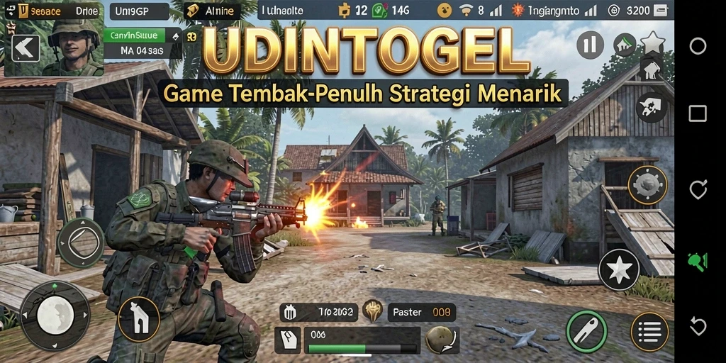 Tampilan menarik dari gameplay UDINTOGEL yang menampilkan pertempuran seru.