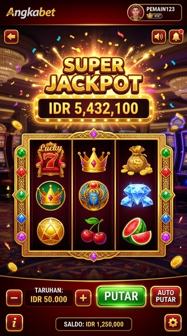 Tampilan aplikasi angkabet yang modern dan menarik.